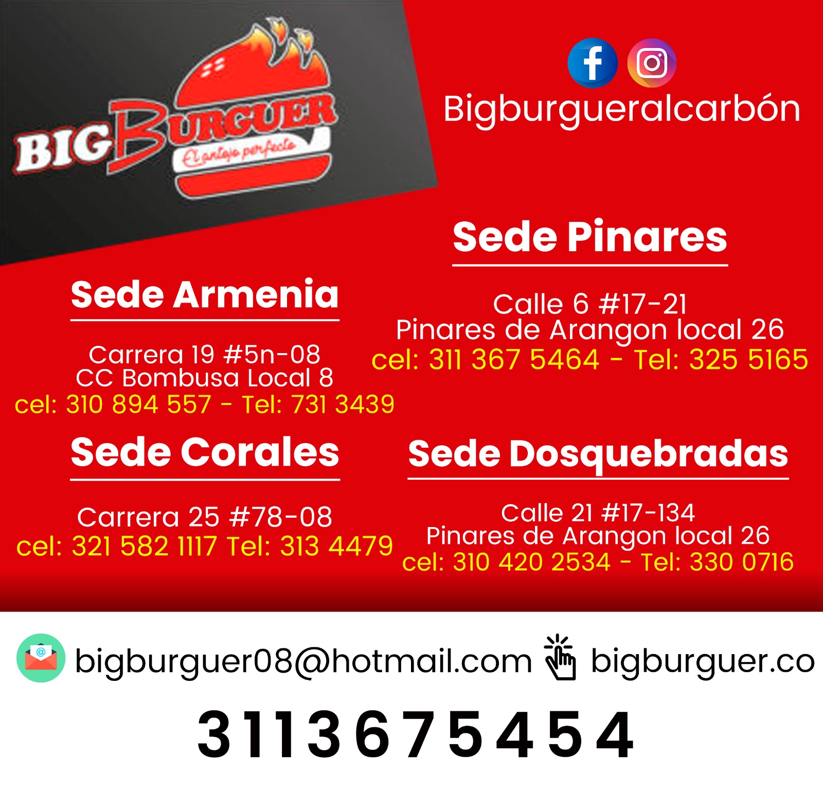 Big Burguer Todo Al Carbón