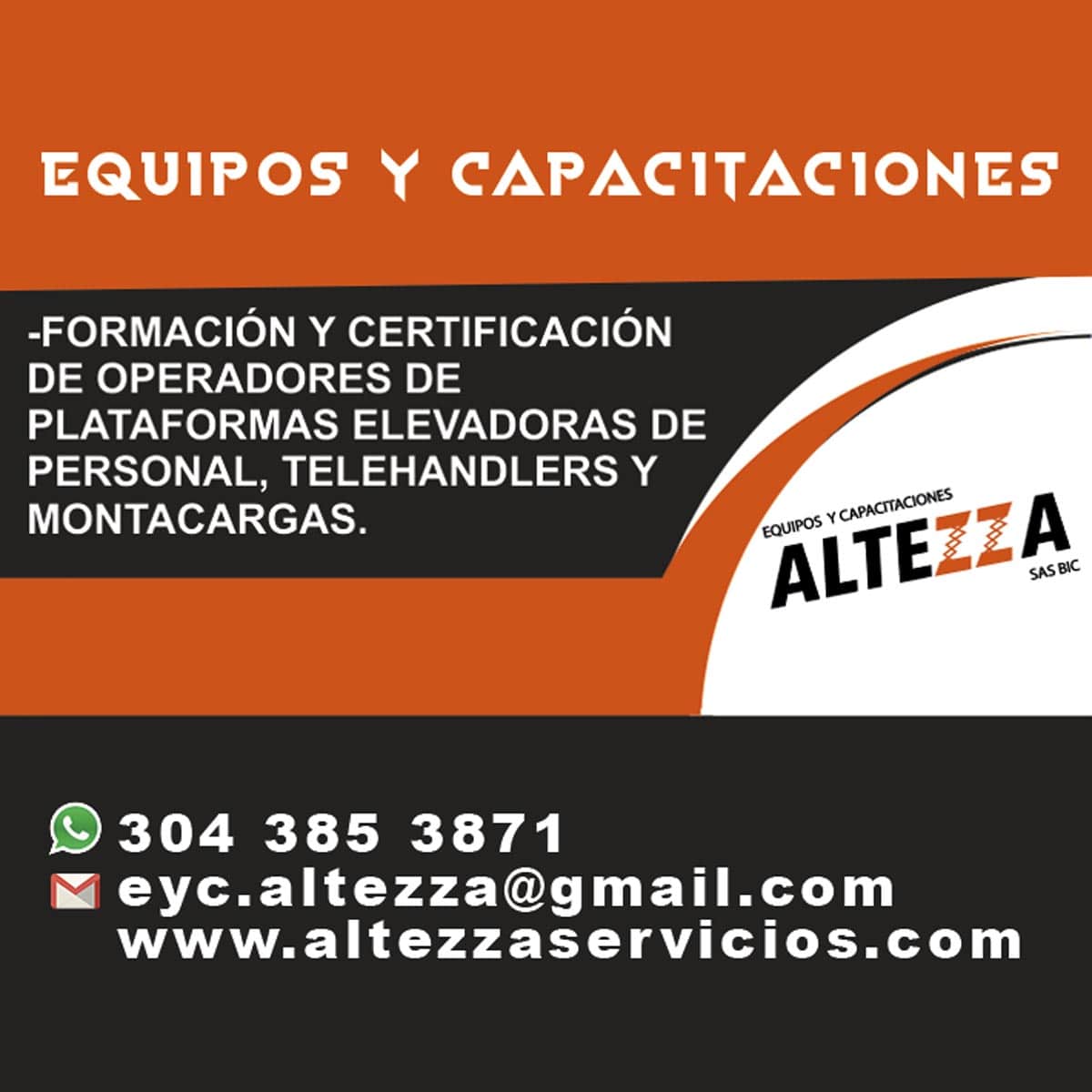 Equipos y Capacitaciones Altezza