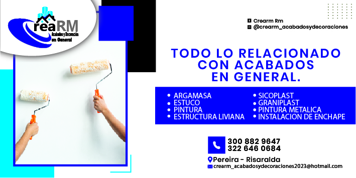 CREARM ACABADOS Y DECORACION EN GENERAL SAS