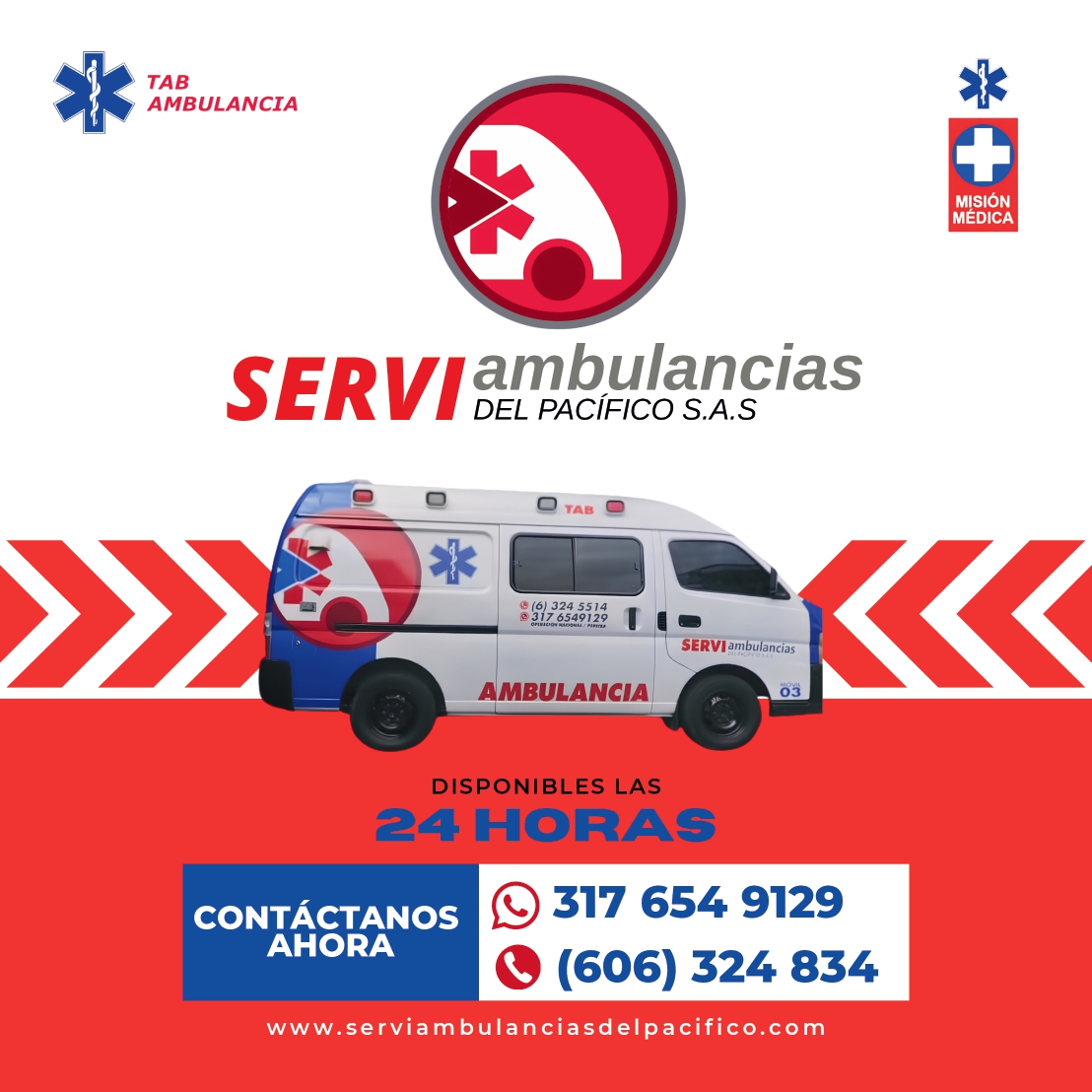 SERVIAMBULANCIAS DEL PACIFICO S.A.S SERVIAMBULANCIAS DEL PACIFICO S.A.S